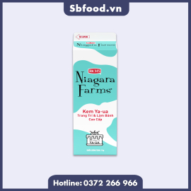 Kem Ya-Ua trang trí và làm bánh cao cấp Niagara Farms Richs hộp 1kg