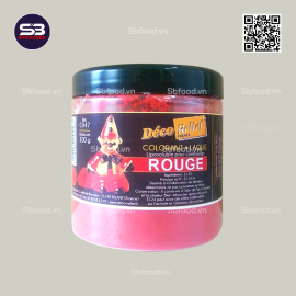 Màu thực phẩm Deco Relief dạng bột gốc dầu màu đỏ hộp 100g