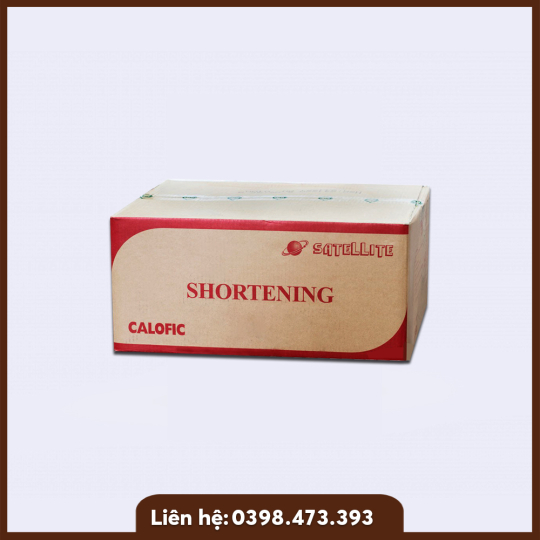 Mỡ trừu Shortening Calofic Cái Lân  thùng carton 25kg