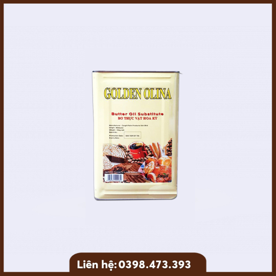 Bơ thực vật Hoa Kỳ Golden Olina thùng 16kg