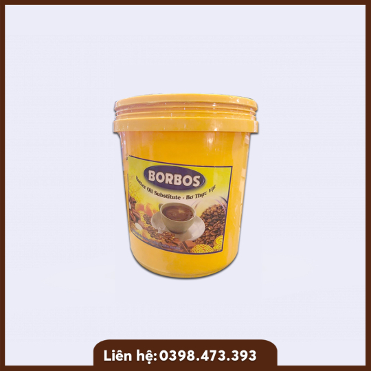 Bơ thực vật Borbos thùng 18kg