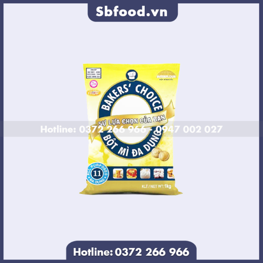 Bột mì số 11 Bakers Choice gói 1kg