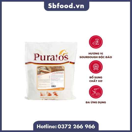 Bột trộn bánh mì ngũ cốc Puravita Multicereal Puratos