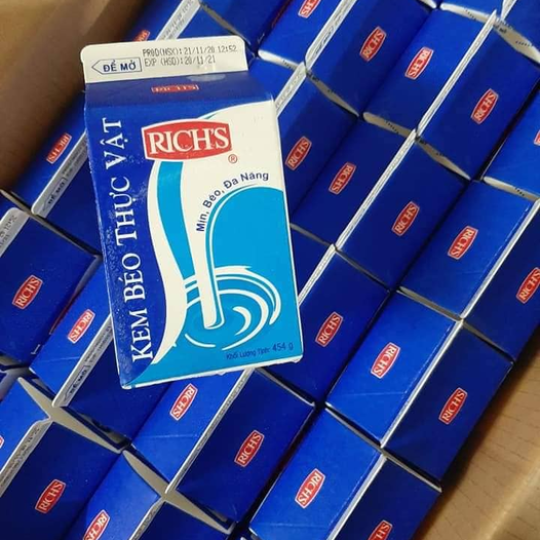 Kem Béo Thực Vật Rich's Lùn hộp 454g