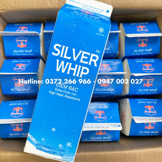 Kem Trang Trí Bánh Silver Whip Nhất Hương hộp 1kg