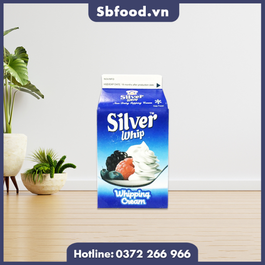 Kem Trang Trí Bánh Silver Whip Nhất Hương hộp 500gr