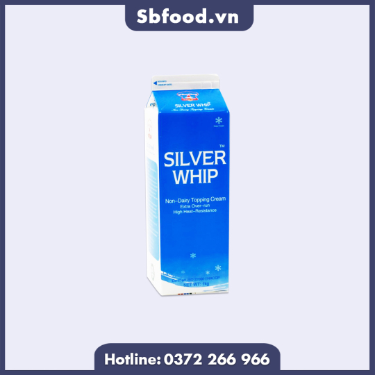 Kem Trang Trí Bánh Silver Whip Nhất Hương hộp 1kg