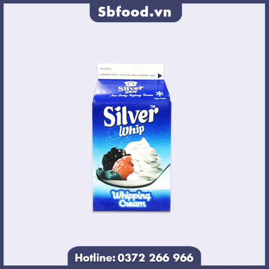 Kem Trang Trí Bánh Silver Whip Nhất Hương hộp 500gr