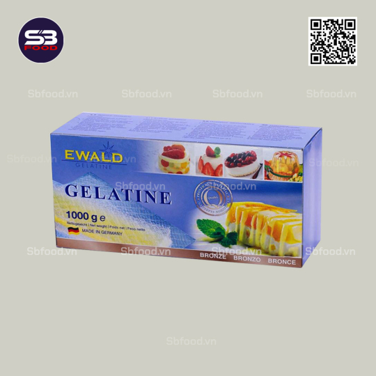 Lá Gelatine Ewald hộp 1kg