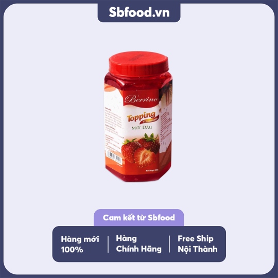 Mứt dâu có xác Berrino hũ 1kg