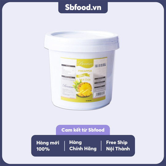 Mứt dứa có xác Berrino Xô 5kg