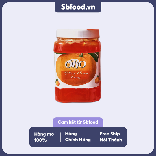 Mứt trong cam Oro hũ 1kg