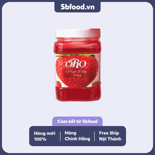 Mứt trong dâu Oro hũ 1kg