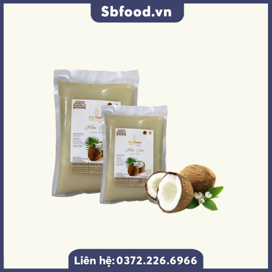 Nhân dừa Phú Thương gói 1kg