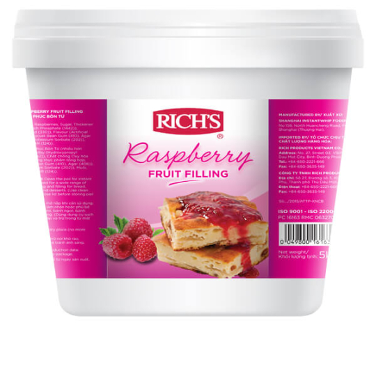 Mứt phúc bồn tử Richs xô 2kg