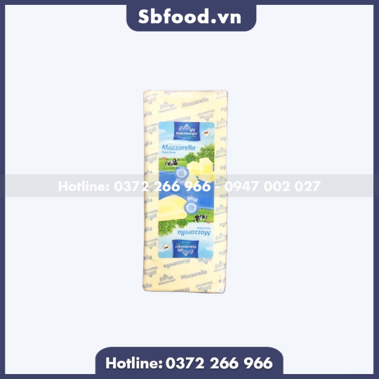 Phô mai mozzarella Oldenburger khối 2,5kg