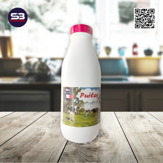  Sữa tươi nguyên kem Puilay hộp 1 lít