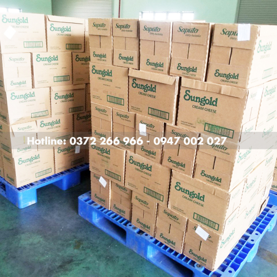 Phô mai kem cream cheese Sun Gold khối 2kg