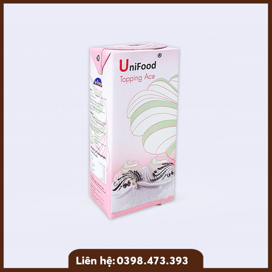 Kem Topping Ace M3S Unifood hộp 1.1kg