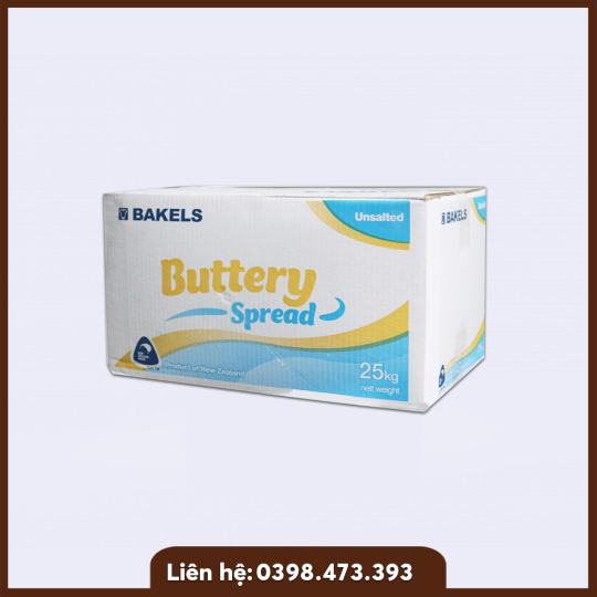 Bơ lạt Bakels thùng 15kg
